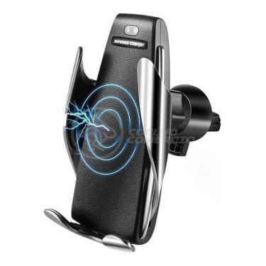 Imagem de Carregador Veicular Por Indução Sem Fio Wireless 7.5w Qi S5