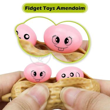 Imagem de Chaveiro Amendoim Fidget Toy Anti Stress Tiktok Relaxa