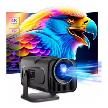 Imagem de Projetor HY320 Mini Android 11 4K Wi-Fi Bluetooth Portátil – Cinema em Casa, Imagem Nítida e Conectividade Avançada