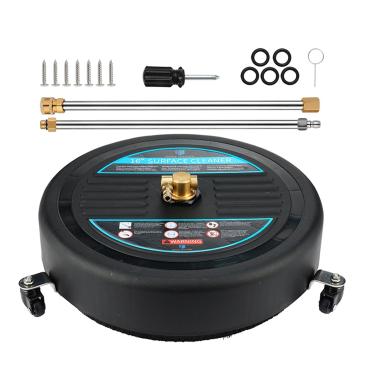 Imagem de WeiLaiKeQi Lavadora de alta pressão, limpador de superfícies, acessório para lavadora de alta pressão, máquina de limpeza de pisos, esfregão de piso de 15,8