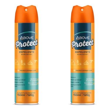 Imagem de Kit 2 Repelente Spray Protect Above Secagem Rápida 150ml