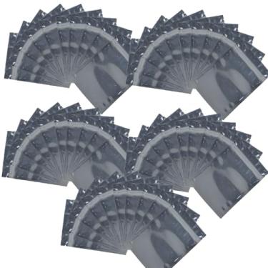 Imagem de XunLiu Sacos de armazenamento herméticos reutilizáveis de folha de alumínio com zíper (50, 10 cm x 15 cm/0,13 mm)