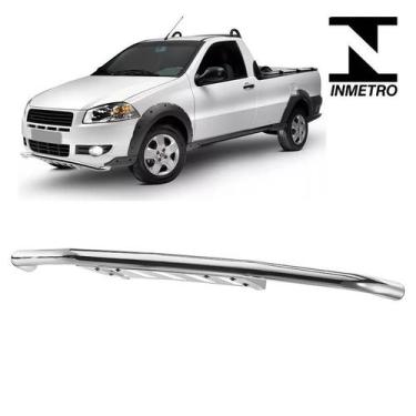 Imagem de Parachoque Quebra Mato Strada Working 2014 2015 2016 Cromado - CCF