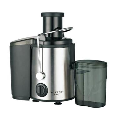 Imagem de Máquina De Suco Centrifuga Elétrica Juicer Frutas Inox 110V - Sokany