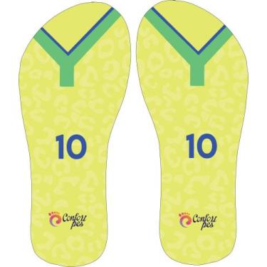 Imagem de Chinelo estampado (Futebol) - Confort Pés, Fut2, 43/44