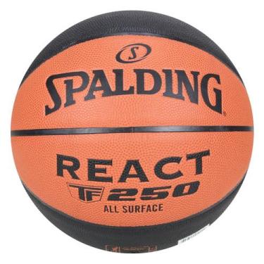 Imagem de Bola de Basquete Spalding TF-250, Laranja, Preto, Único