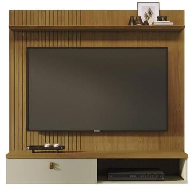 Imagem de Painel Suspenso Tv 55 Pol 1P 141 cm Iris Cumaru Opala MADETEC, Cumaru 