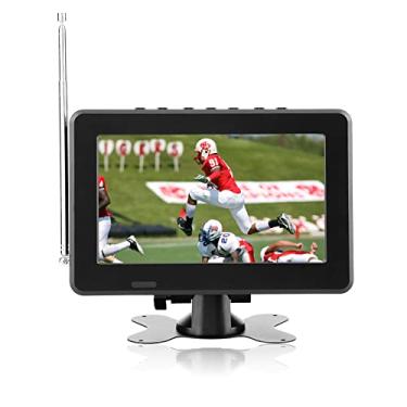 Imagem de ciciglow Tv Digital Automotiva, De 7 Polegadas, Rádio Fm, Bateria Recarregável, Suporte Portátil Para Av, Cartão Memória E Mmc, Usb Com Controle Remoto Pequeno Crianças Em Viagens