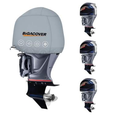 Imagem de Capa de motor de popa para Yamaha VMAX SHO Capa de motor de popa 4 tempos VF 200 225 250 HP MAR-MTRCV-ER-SH, Oxford 600D impermeável com forro de algodão, capa de capô de motor de barco