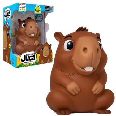 Imagem de Capivara De Estimação Juca Boneco 17 Cm Animal Brasileiro Fofo E Perfu