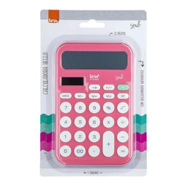 Imagem de Calculadora Grande 12 Digitos Soul Rosa, BRW