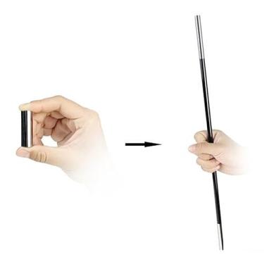 Imagem de AIMOFAMAG Plastic Mini Appearing Cane Magic Wand Pocket Staff Magic Stick Magic Trick Props Professional Magician Gimmick Trick for Magic Show(50cm,100 Pcs