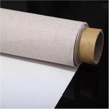 Imagem de Rolo De Lona Para Pintura, Rolo De Lona De Algodão, Pintura Acrílica, Pintura A óleo, Para Pintura Acrílica E A óleo Material De Linho Impermeável Para, One Color, 5m Long Width 38cm