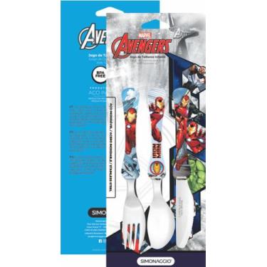 Imagem de Talher Infantil Minnie Disney Inox Simonaggio Frozen Carros Toy Store 