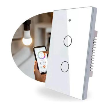 Imagem de interruptor inteligente 2 Botão wifi controle remoto controle voz andr