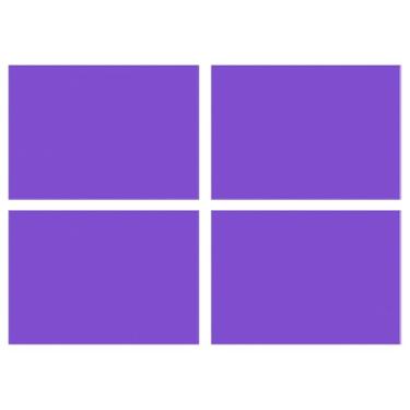 Imagem de DMiotech 4 peças de filtro de luz de gel de correção, sobreposição, folhas de PVC de plástico transparente roxo fosco para foto, filme, vídeo