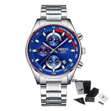 Imagem de Relógio Masculino Analógico Cronógrafo Funcional Nibosi 2375