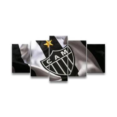 Imagem de Quadro Decorativo 129X63 Quarto Time Galo Atlético Mineiro - Mv Decor,
