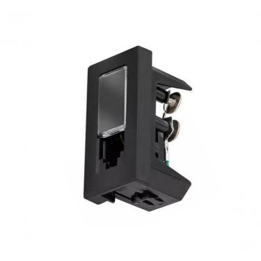 Imagem de Tomada Telefone Rj11 4 Fios 1m Preta 615010pt