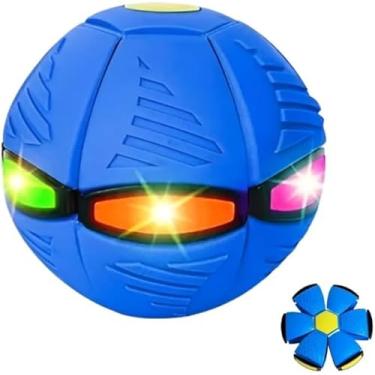 Imagem de Bola Mágica com Luz LED Colorida – Brinquedo Infantil Disco Voador Deformável para Festas, Presentes e Atividades Recreativas