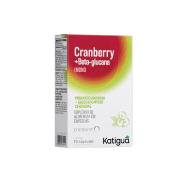Imagem de Katiguá, Cranberry com Beta-Glucana imune, Sem sabor, Para saúde da Mulher, 30 Cápsulas rígidas • 15 doses, Laranja