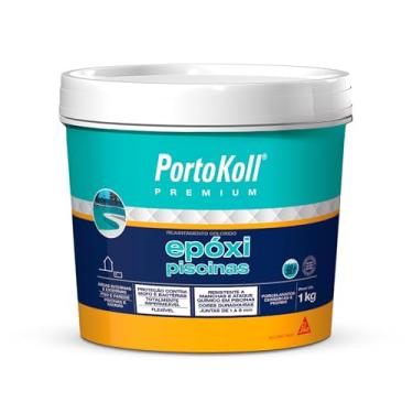 Imagem de PortoKoll – Rejuntamento PortoKoll PREMIUM Epoxi Piscina Branco – Efeito rápido – Aplicação fácil – 1 balde x 1KG