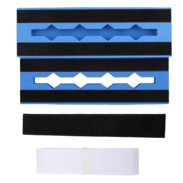 Imagem de LiebeWH Pedal Track Pedal Board Non Slip Pedal Pedal Board Múltiplos Efeitos Projeto Oco para Brincar Interno e Performances Externas