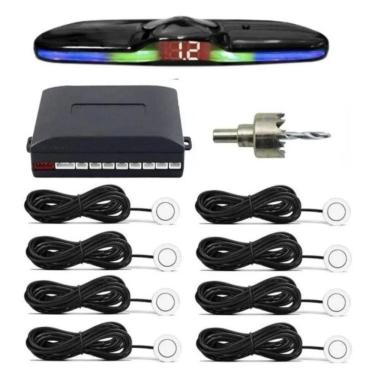 Imagem de Sensor De Estacionamento 8 Pontos Kx3 Branco