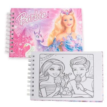 Imagem de Livro Para Colorir Holográfico Stitch Barbie Divertidamente - Toys 2u,