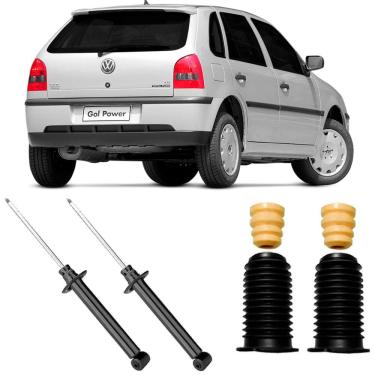 Imagem de 2 Amortecedor Gol G3 G4 99 a 2008 Traseiro Nakata e Kit