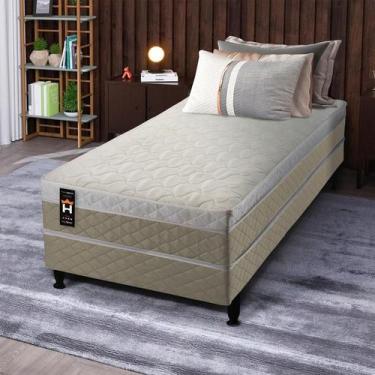 Imagem de Conjugado Solteiro Dallas D28 Ortopédico 88x188x56 Bege - King House