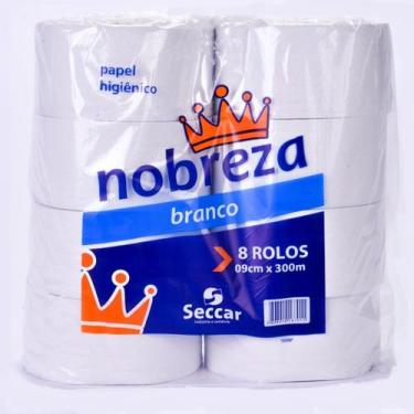 Imagem de Papel Higiênico NOBREZA ROLÃO 10cm x 300m com 8un