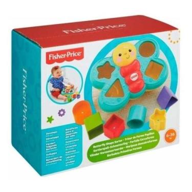 Imagem de Brinquedo Didatico Encaixa Borboleta Fisher Price - FisherPrice