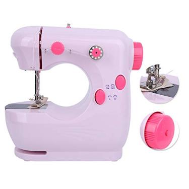 Imagem de Acouto Máquina de Costura Elétrica Doméstica-equipamento Multifuncional de 2 Velocidades Com Iluminação Embutida e Cortador de Roscas para Projetos de Bricolage (Plugue nos EUA)