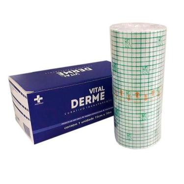 Imagem de Curativo Filme Transparente 15cm x 10mt - Vital Derme - Joao Med