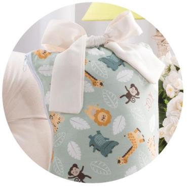 Imagem de Almofada para amamentação bebê - ( selva) safari verde - MEDINA CONFEC