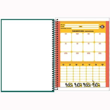 Imagem de Caderno Universitário Minions Capa Dura 10 Matérias 160Fls