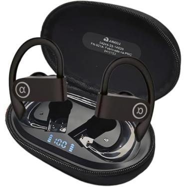 Imagem de Fone de Ouvido Bluetooth 5.4 Esportivo com Microfone, IPX5 à Prova d’Água, Bateria de 45h, Design Ergonômico para Corrida, atividades fisicas, Academia, Jogos, iPhone e Android- Premium