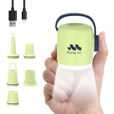 Imagem de Woowind Bomba de ar elétrica, bomba de colchão de ar sem fio para boias de piscina, anéis de natação, cama de ar, sofá de ar, alimentado por bateria recarregável