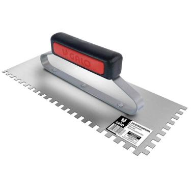 Imagem de Desempenadeira Em Aço Temperado Dentada Com Cabo Fechado 120x290mm - 212-03 - Galo