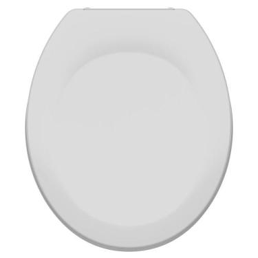 Imagem de Assento Sanitário Icasa Sabará Tupan Cinza Claro  Tampa de Vaso Oval C