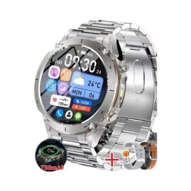 Imagem de Relógio Inteligente Militar GPS 1.43" AMOLED Bússola 10ATM À Prova D'Á