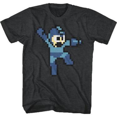 Imagem de Pular Mega Man T-Shirt - Rockinstone