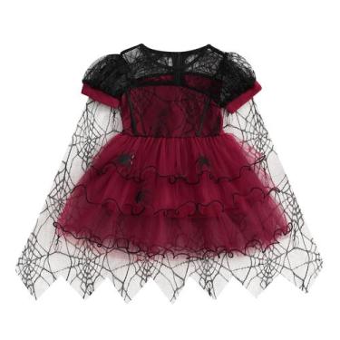Imagem de Fantasia de Halloween Filgriox Toddler Baby Girl Spider Dress