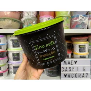 Imagem de Caixa de Armazenamento Tupperware Erva Mate Bistrô 900g - 2,4L