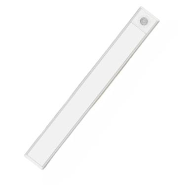 Imagem de Arandela de Parede em Formato de Barra, Luminária com Sensor de Movimento, Sem Fio e Recarregável para Interior de Portas e Armários(2,20CM | BRANCO)