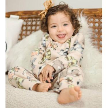 Imagem de Conjunto Pijama longo infantil Soft Quentinho - ROUPA DE DORMIR, 2, Me