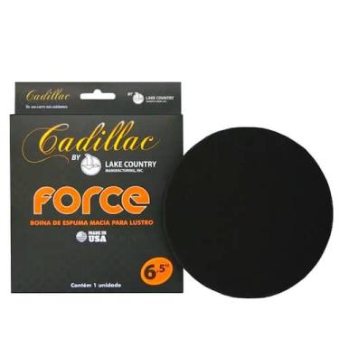 Imagem de Boina de Espuma Force Preta Lustro Force 6,5" - Cadillac