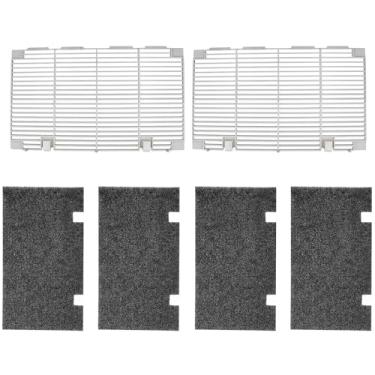 Imagem de Filtro de ar condicionado para trailer, substituição de capa de CA para Dometic 3104928.019, RV A/C Capa para Motorhome, Van, 2 pacotes com 4 filtros