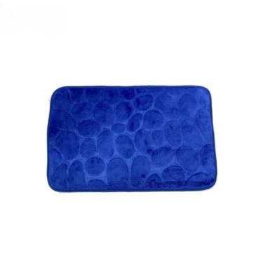 Imagem de Kit Tapete Soft Antiderrapante para Banheiro, Sala e Quarto com Diversas Cores 40cm x 60cm(KIT1-azul claro)